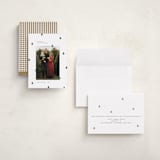 "Scattered Trees" - Holiday Cards in Cotton by Michelle Taylor - Assembled