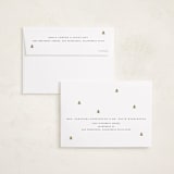 "Scattered Trees" - Holiday Cards in Cotton by Michelle Taylor - FREE Recipient Addressing