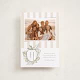 "Tis the Sea-Sun" - Holiday Cards in Sage by Oscar and Emma - Karly Depew - Front