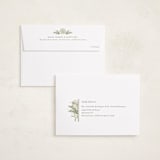 "Tis the Sea-Sun" - Holiday Cards in Sage by Oscar and Emma - Karly Depew - FREE Recipient Addressing