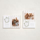 "Tis the Sea-Sun" - Holiday Cards in Sage by Oscar and Emma - Karly Depew - Photo Orientation Options