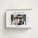 "New Location" - Holiday Cards in Spruce by Owl and Toad - Folded Card