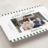 "New Location" - Holiday Cards in Spruce by Owl and Toad - Detail