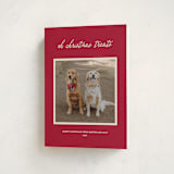 "Christmas Treats" - Holiday Cards in Red Chew Toy by Sarah Hawkins Designs - Folded Card