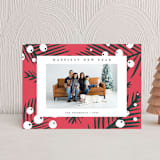 "White Berries" - Holiday Cards in Persimmon by Cricket and Bee - Front