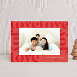 "love joy" - Holiday Cards in Holly Berry by Orasie - Front