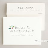 "Joy Elegance" - Holiday Cards in Snow White by Nam Bourassa - FREE Recipient Addressing