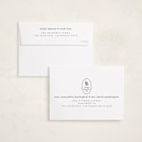 "minimalist delight" - Holiday Cards in Pear by Design Lotus - FREE Recipient Addressing