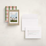 "Southern Sripes" - Holiday Cards in Azalea by Cindy Reynolds - Assembled