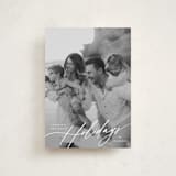 "Elegant Holiday" - Holiday Cards in Snow by Carolyn Nicks - Front