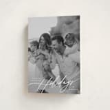 "Elegant Holiday" - Holiday Cards in Snow by Carolyn Nicks - Folded Card