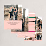 "Colorful Holiday Plaid" - Holiday Cards in Candy Apple by Ampersand Design Studio - Back of Card Options