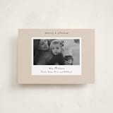 "Blessed Frame" - Holiday Cards in Butter Cream by Mansi Verma - Front