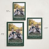 "Meadows" - Holiday Cards in Pine by Amy Kross - Formats Available