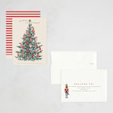 "Nutcracker Tree" - Holiday Cards in Caramel by Teju Reval - Assembled