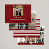 "Snapshots" - Holiday Cards in Merlot by That Girl Press - Back of Card Options