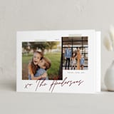 "Snapshots" - Holiday Cards in Merlot by That Girl Press - Folded Card