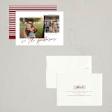 "Snapshots" - Holiday Cards in Merlot by That Girl Press - Assembled