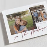 "Snapshots" - Holiday Cards in Merlot by That Girl Press - Detail