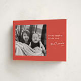 "Kinda" - Holiday Cards in Berry by Hudson meet Rose - Folded Card