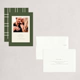 "Modern Classic Holiday" - Holiday Cards in Olive by Nazia Hyder - Assembled