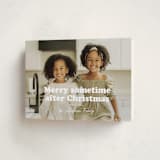 "Sometime" - Holiday Cards in Snowflake by Hudson meet Rose - Folded Card