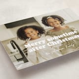 "Sometime" - Holiday Cards in Snowflake by Hudson meet Rose - Detail