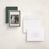 "Modern striped frame" - Holiday Cards in Forest by Jackie Crawford - Assembled