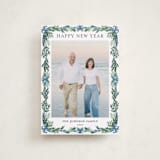 "traditional christmas" - Holiday Cards in Frosty Blue by Angel Walker - Front