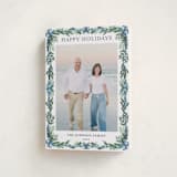 "traditional christmas" - Holiday Cards in Frosty Blue by Angel Walker - Folded Card