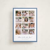 "Yearly checkerboard" - Holiday Cards in Blue Jay by Anupama - Front