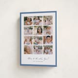 "Yearly checkerboard" - Holiday Cards in Blue Jay by Anupama - Folded Card