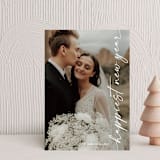 "Sign up" - Holiday Cards in Cotton by Stacey Meacham - Front