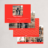 "A modern thrill of hope" - Holiday Cards in Starlight by Orasie - Back of Card Options