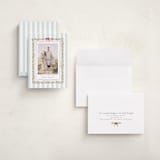 "Coastal Garland" - Holiday Cards in Winter Mint by Everett Paper Goods - Assembled