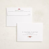 "Coastal Garland" - Holiday Cards in Winter Mint by Everett Paper Goods - FREE Recipient Addressing