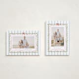"Coastal Garland" - Holiday Cards in Winter Mint by Everett Paper Goods - Photo Orientation Options