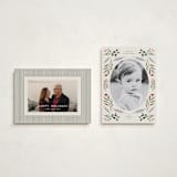 "Merry Round" - Holiday Cards in Buttercream by Lindsay Megahed - Photo Orientation Options