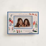 "North Pole Party" - Holiday Cards in Glacier by Julie Murray - Front