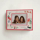 "North Pole Party" - Holiday Cards in Santa by Julie Murray - Folded Card