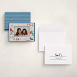 "North Pole Party" - Holiday Cards in Glacier by Julie Murray - Assembled