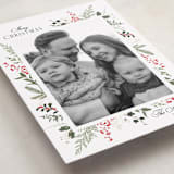 "Always Merry" - Holiday Cards in Candy Cane by Susan Moyal - Detail