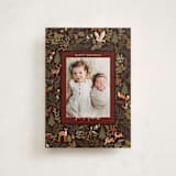 "Woodland Folk" - Holiday Cards in Chestnut by Elly - Front