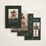 "Woodland Folk" - Holiday Cards in Forest by Elly - Back of Card Options