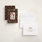 "Woodland Folk" - Holiday Cards in Chestnut by Elly - Assembled
