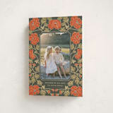 "Christmas Poppies" - Holiday Cards in Balsam by Tara Grangroth - Folded Card