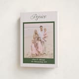 "Blessed Peace" - Holiday Cards in Petal by Lottie Aldarwish - Folded Card