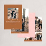 "painted light" - Holiday Cards in Creamsicle by Kamala Nahas - Back of Card Options
