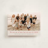 "Short on Time" - Holiday Cards in Eggnog by Erica Krystek - Front