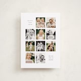 "Ten" - Holiday Cards in Coal by Up Up Creative - Front